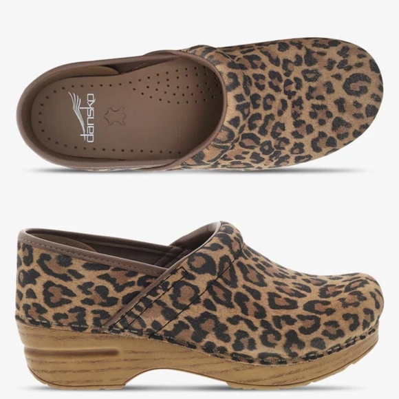 DANSKO CLOG NIB Suede Leopard (40 EU) (9.5-10 US) - Picture 4 of 10